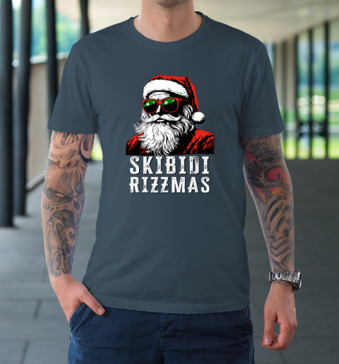 Skibidi Rizzmas Christmas Rizz Santa Claus Charisma T-Shirt 4