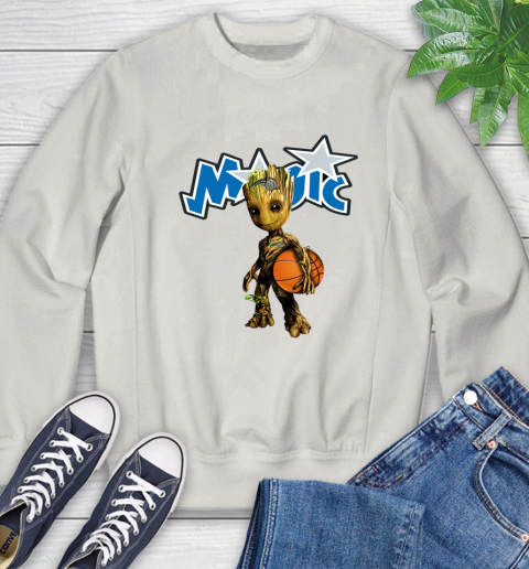 Orlando Magic NBA Basketball Groot Marvel Guardians Of The Galaxy Sweatshirt 12