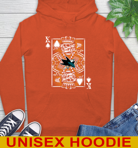 San Jose Sharks NHL Hockey The King Of Spades Death Cards Shirt Hoodie 4