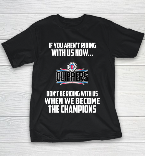 NBA LA Clippers Basketball We Become The Champions Youth T-Shirt
