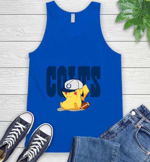 NFL Pikachu Football Sports Indianapolis Colts Tank Top 5