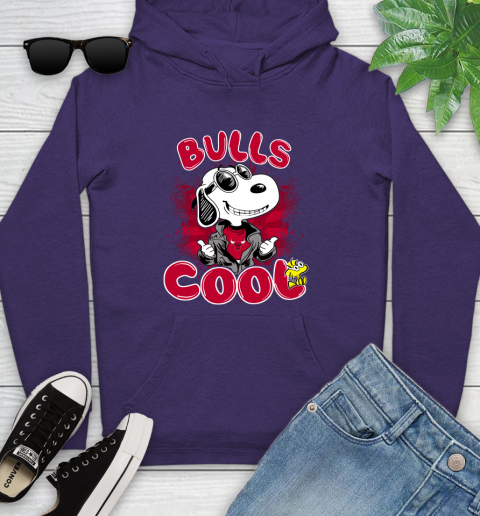 NBA Basketball Chicago Bulls Cool Snoopy Shirt Youth Hoodie 5