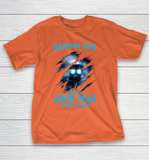 Demons Run When A Good Man Goes To War Doctor Who T-Shirt 4