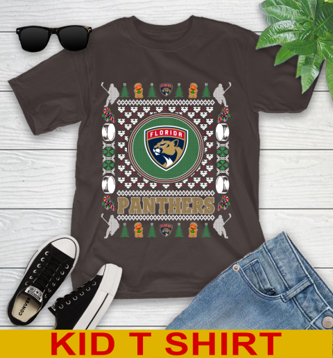 Florida Panthers Merry Christmas NHL Hockey Loyal Fan Youth T-Shirt 6