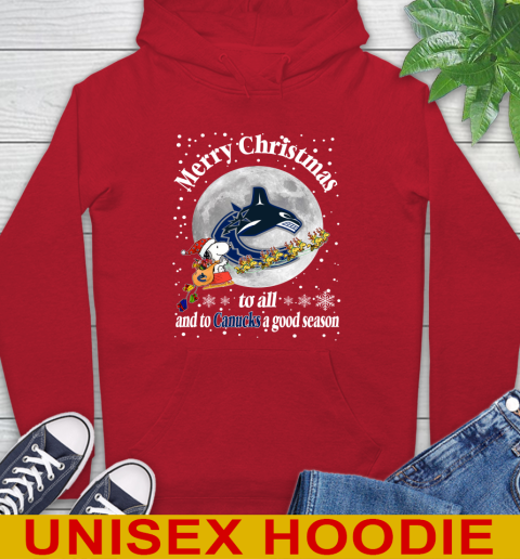 Vancouver Canucks Merry Christmas To All And To Canucks A Good Season NHL Hockey Sports Hoodie 10