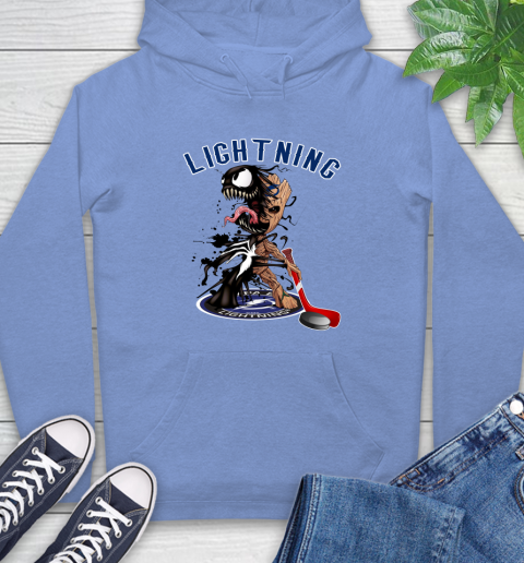 NHL Tampa Bay Lightning Hockey Venom Groot Guardians Of The Galaxy Hoodie 11