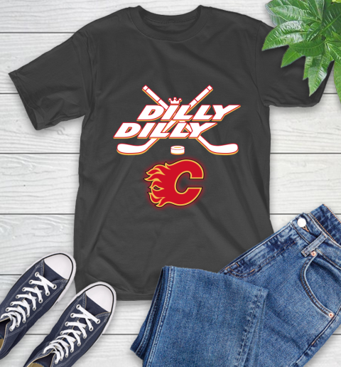 NHL Calgary Flames Dilly Dilly Hockey Sports T-Shirt 2