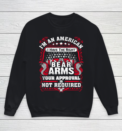 Veteran Shirt Gun Control Right To Bear Arms Shirt Youth Sweatshirt
