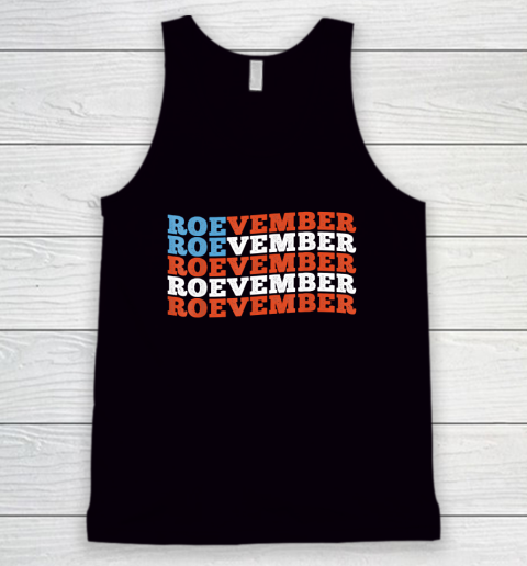 Funny Roevember US Flag Tank Top