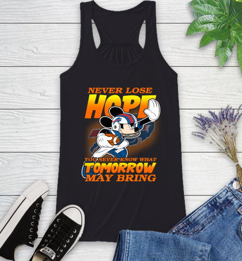 Buffalo Bills NFL Football Mickey Disney Never Lose Hope (1) Racerback Tank