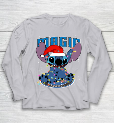 Orlando Magic NBA noel stitch Basketball Christmas Youth Long Sleeve 3