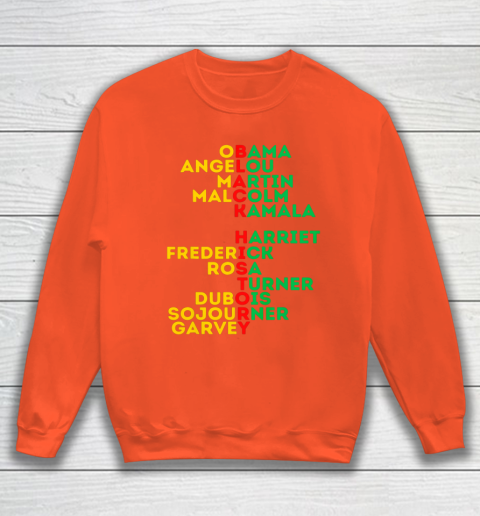 Black History Month Dream Like Leaders African American Love Sweatshirt 3