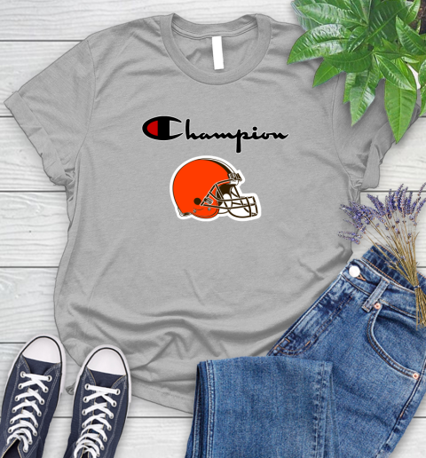 NFL Football Cleveland Browns Champion Shirt Women's T-Shirt - Image 4