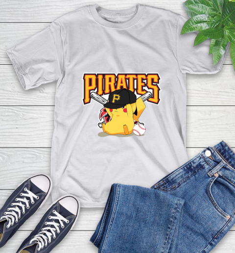 MLB Pikachu Baseball Sports Pittsburgh Pirates T-Shirt 12