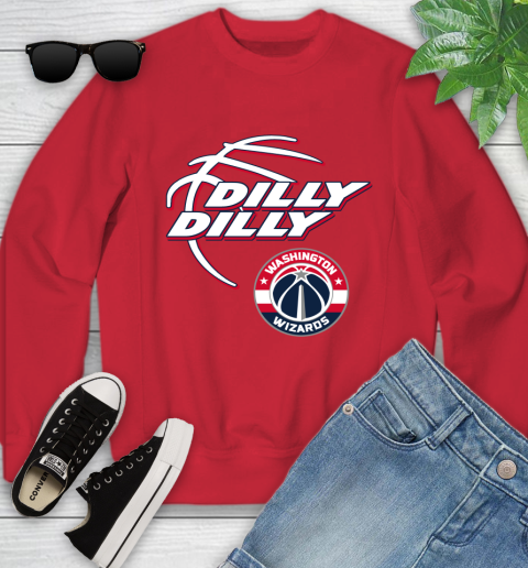 NBA Washington Wizards Dilly Dilly Basketball Sports Youth Sweatshirt 9