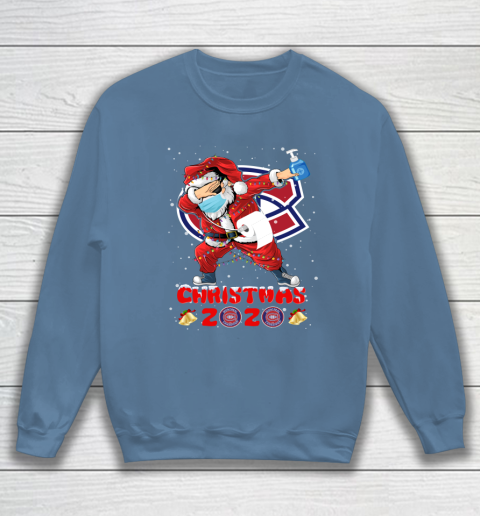 Montreal Canadiens Funny Santa Claus Dabbing Christmas 2020 NHL Sweatshirt 6