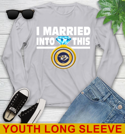 Nashville Predators NHL Hockey I Married Into This My Team Sports Youth Long Sleeve 5
