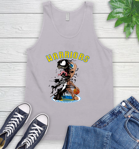 NBA Golden State Warriors Basketball Venom Groot Guardians Of The Galaxy Tank Top 4
