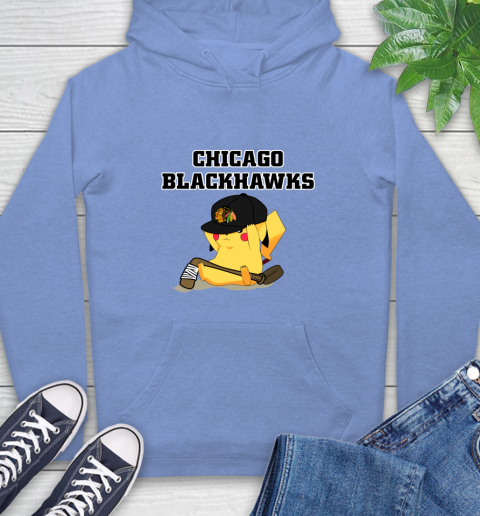 NHL Pikachu Hockey Sports Chicago Blackhawks Hoodie