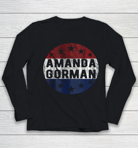 Amanda Gorman Shirt For President 2040 Gift For Inauguration Poet Youth Long Sleeve