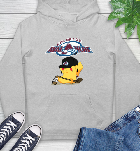 NHL Pikachu Hockey Sports Colorado Avalanche Hoodie 6