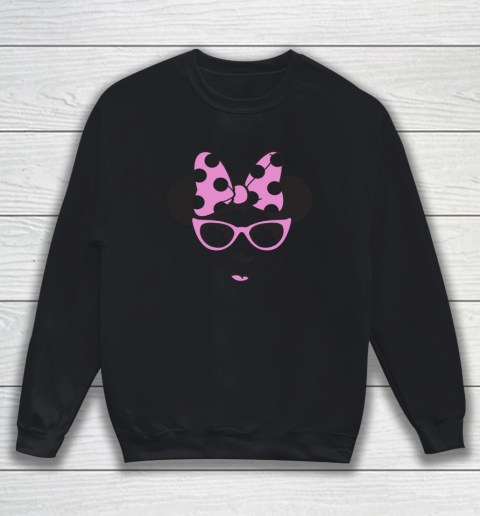 Disney Mickey And Friends Minnie Mouse Sunglasses Portrait Sweatshirt
