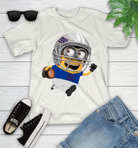 NFL New York Giants Minions Disney Football Sports Youth T-Shirt