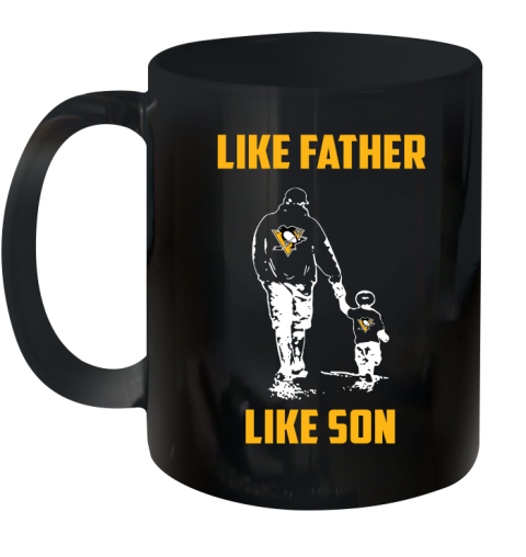 Pittsburgh Penguins NHL Hockey Like Father Like Son Sports Ceramic Mug 11oz