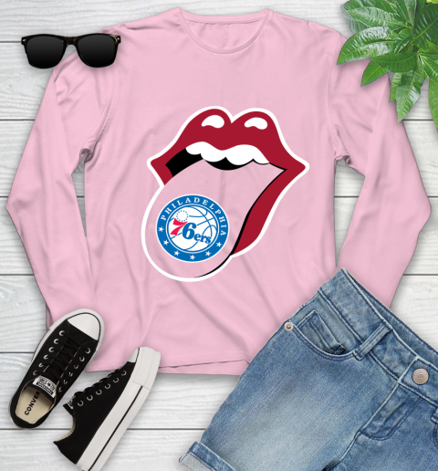 Philadelphia 76ers NBA Basketball Lips I Root For My Team Adoring Fan 134