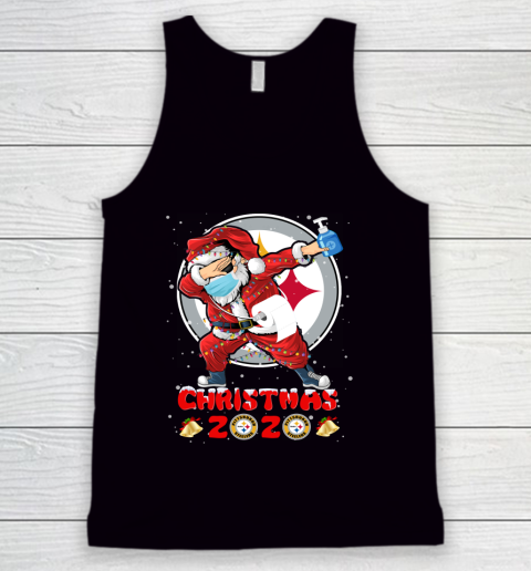 Pittsburgh Steelers Funny Santa Claus Dabbing Christmas 2020 NFL Tank Top