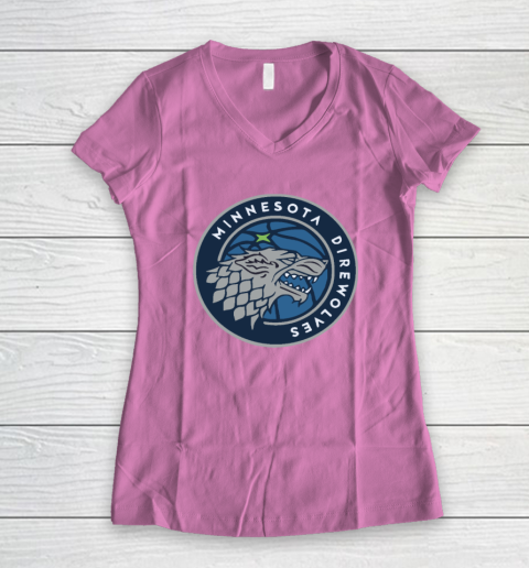 Minnesota Direwolves Women's V-Neck T-Shirt 6