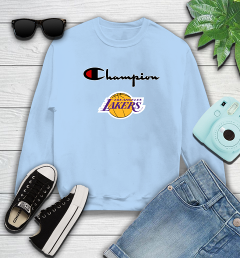 NBA Basketball Los Angeles Lakers Champion Shirt Sweatshirt 4