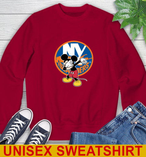 New York Islanders NHL Hockey Dabbing Mickey Disney Sports Sweatshirt 7