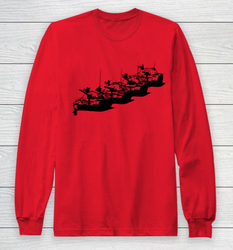 Tank Man Art Long Sleeve T-Shirt 7