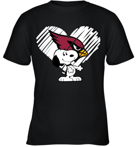 Happy Christmas With Arizona Cardinals Snoopy Youth T-Shirt