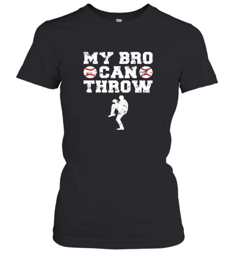 Kids Cute Baseball Brother Sister Funny Shirt Cool Gift Pitcher Women's T-Shirt
