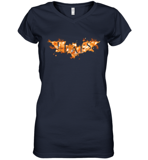NHL Toronto Maple Leafs Batman Logo DC Hockey Sports UN7LWjEJqz3 women v neck t shirt 39 95 151514 front navy
