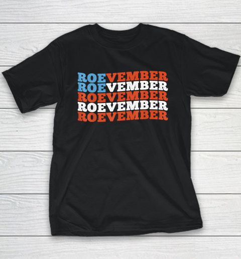 Funny Roevember US Flag Youth T-Shirt