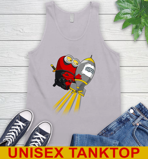 NBA Basketball San Antonio Spurs Deadpool Minion Marvel Shirt Tank Top 3