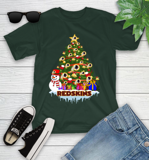 Washington Redskins Merry Christmas NFL Football Sports Youth T-Shirt 5