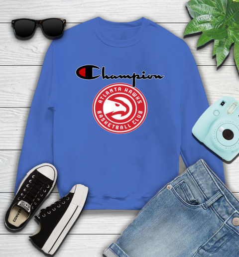 NBA Basketball Atlanta Hawks Champion Shirt Youth Sweatshirt 4