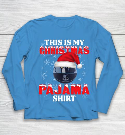 Memphis Grizzlies This Is My Christmas Pajama Shirt NBA Youth Long Sleeve 5