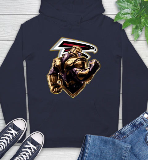 NFL Thanos Avengers Endgame Football Sports Atlanta Falcons Hoodie 4