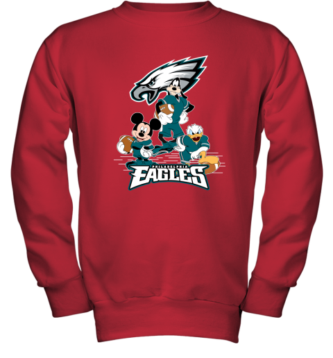 NFL Philadelphia Eagles Mickey Mouse Donald Duck Goofy Unisex T