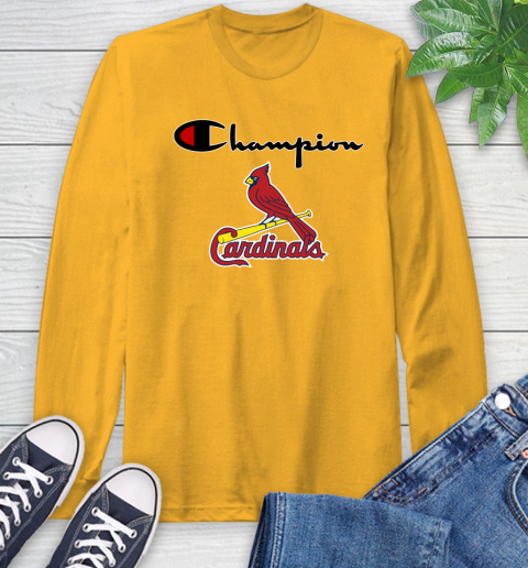 MLB Baseball St.Louis Cardinals Champion Shirt Long Sleeve T-Shirt 2