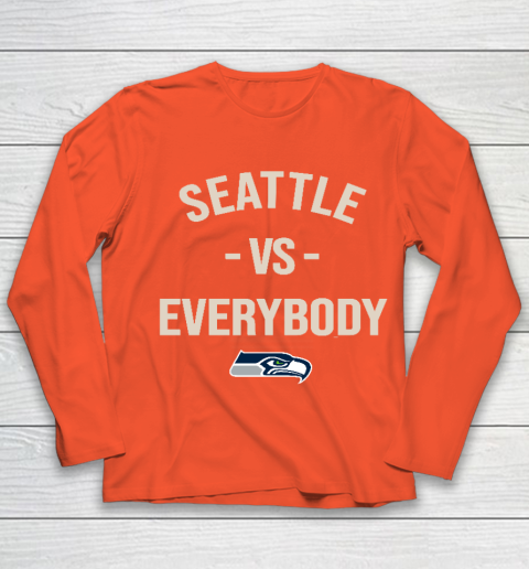 Seattle Seahawks Vs Everybody Youth Long Sleeve 3