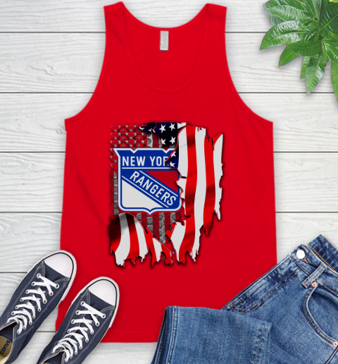 New York Rangers NHL Hockey American Flag Tank Top 5