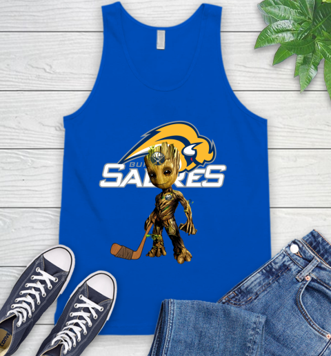 Buffalo Sabres NHL Hockey Groot Marvel Guardians Of The Galaxy Tank Top 5