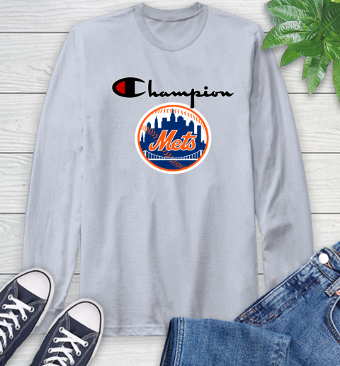 MLB Baseball New York Mets Champion Shirt Long Sleeve T-Shirt 4