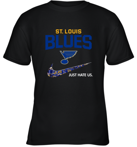NHL Team St.Louis Blues X Nike Just Hate Us Hockey Youth T-Shirt 